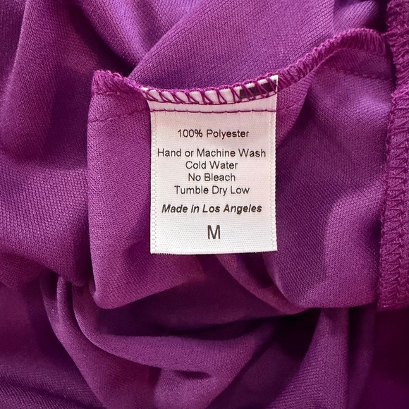 Lucy in the Sky Tiered Tie Back Metallic Threaded Baby Doll Mini Dress - Picture 10 of 10